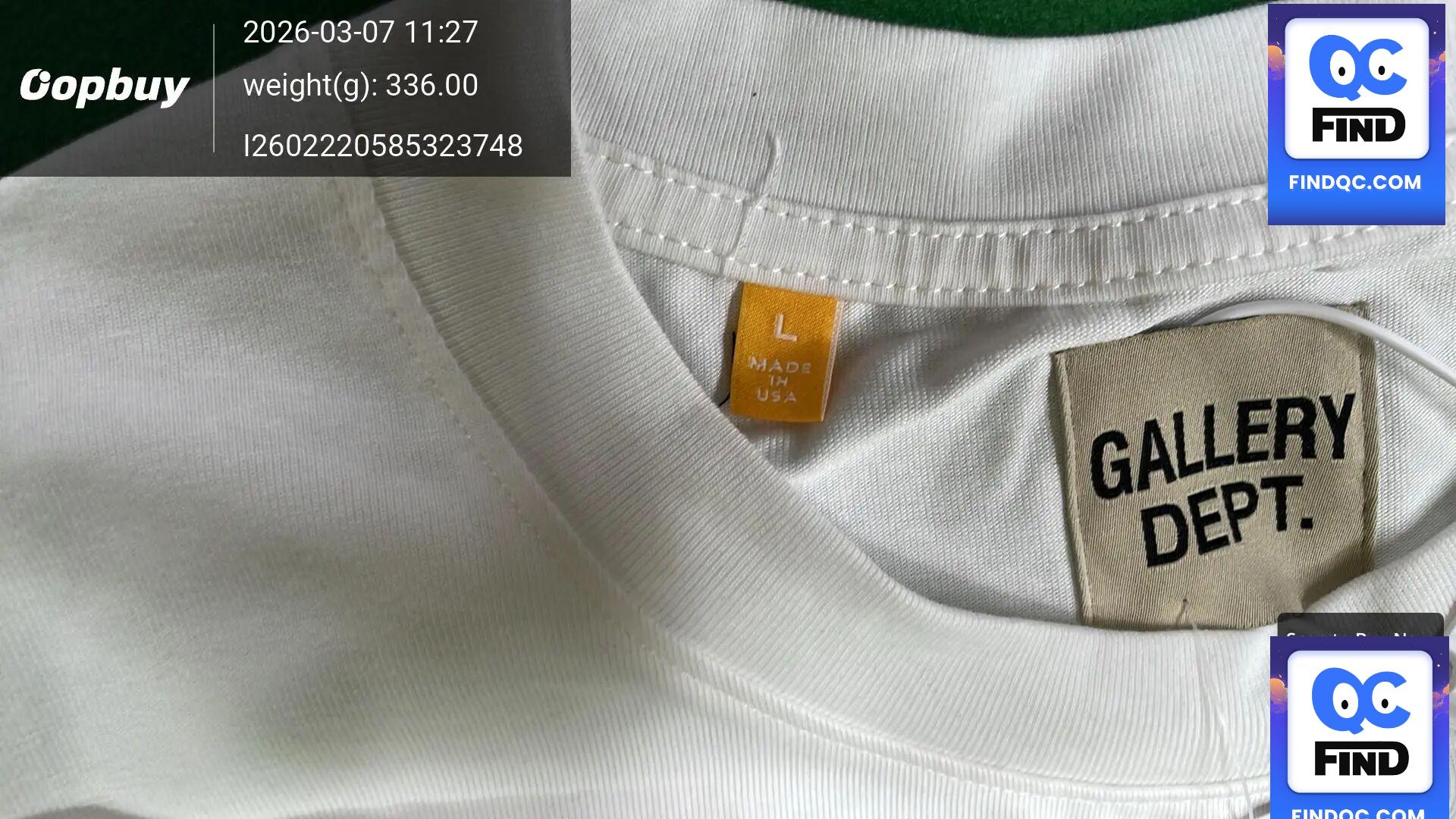 Gallery Dept. T-Shirt White QC