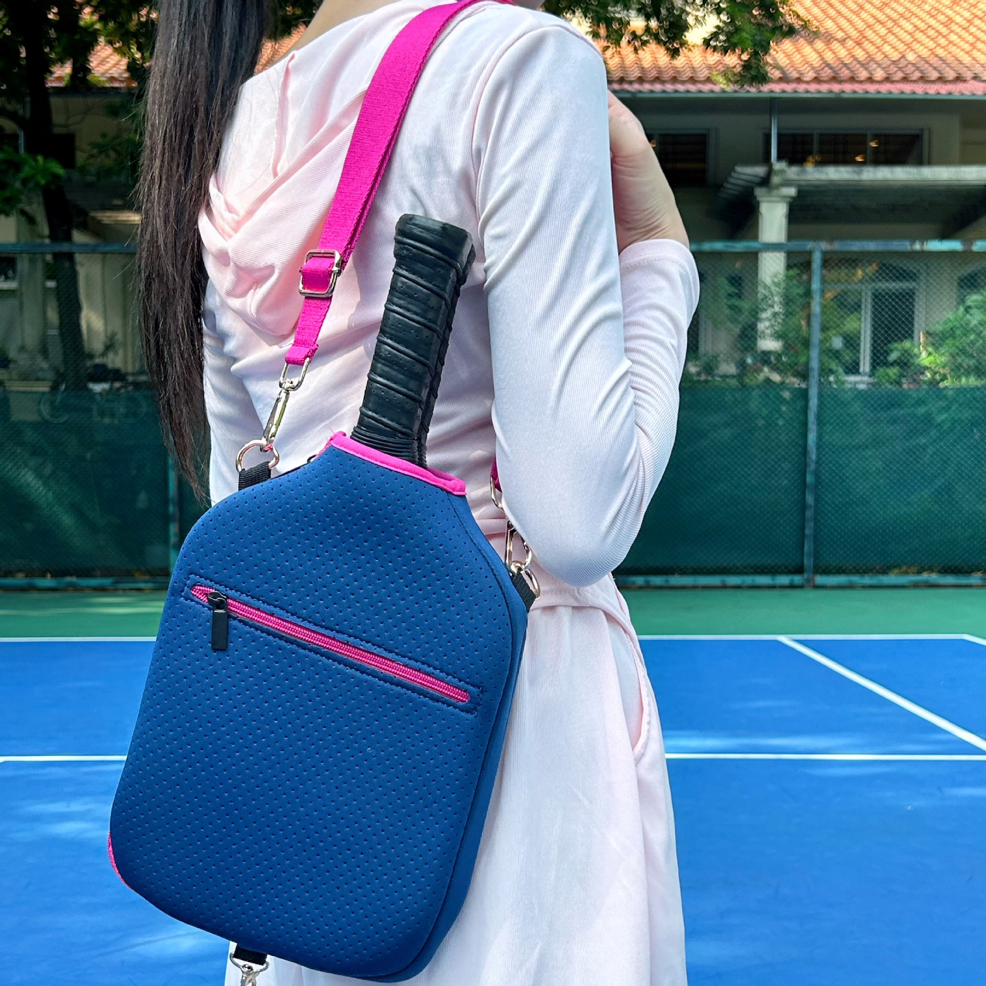 Cross-border Amazon Outdoor Sports Simple Protection Bag Badminton Racket Set Tennis Bag Set Peak Racket Bag