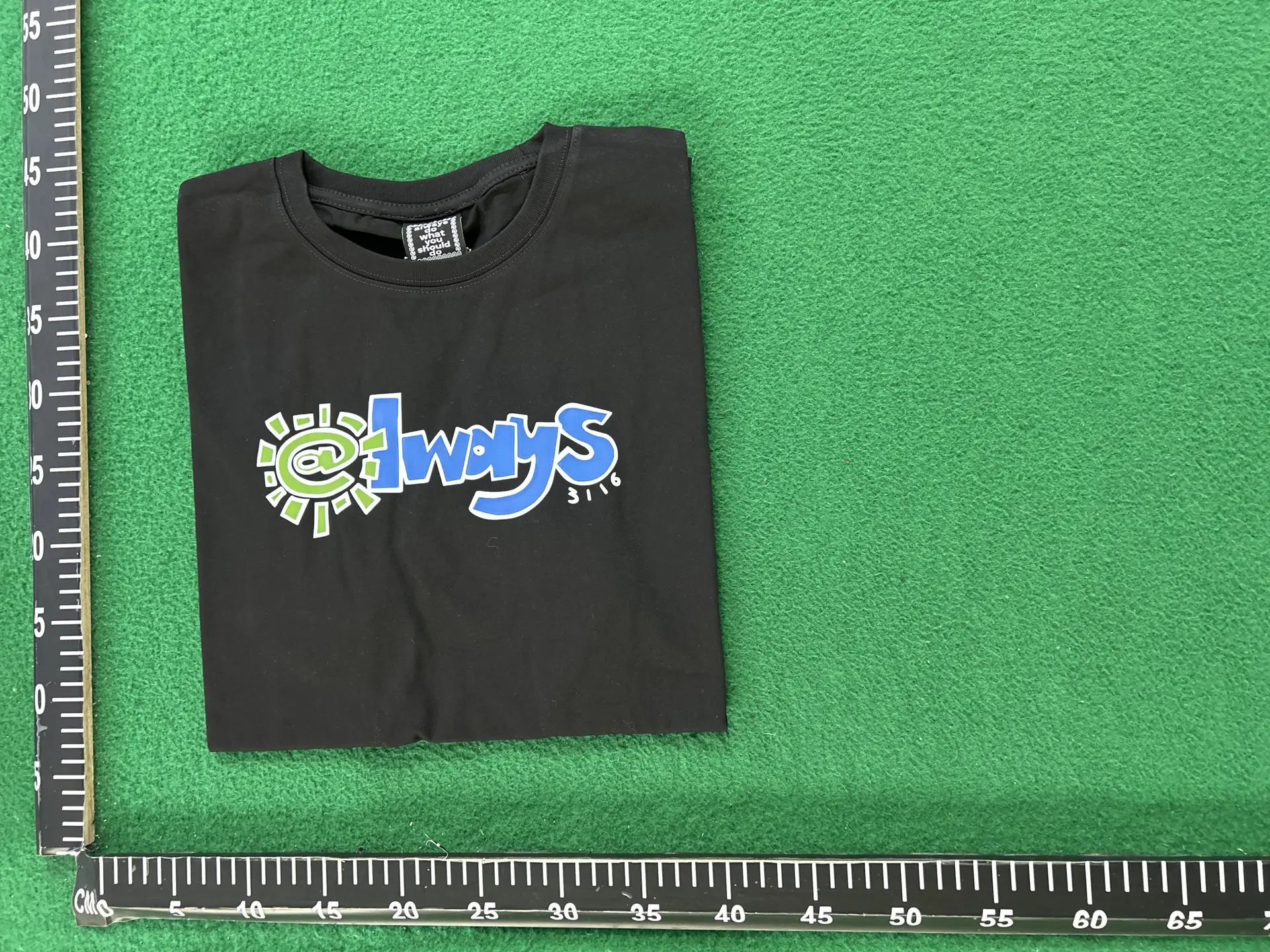 Summer Adwysd Sun Roll T-Shirt Casual Street Hip-Hop Alwaysdowhatyoushoulddo Short-Sleeved Trendy