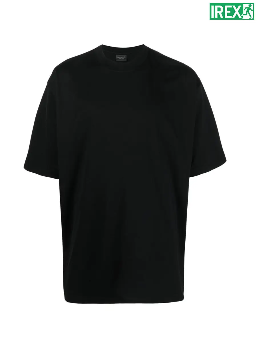 Irex 300g Xinjiang Long-Staple Cotton Heavyweight Breathable Pure Cotton Short-Sleeve Solid Color Crew Neck T-Shirt Vibe Small Neckline