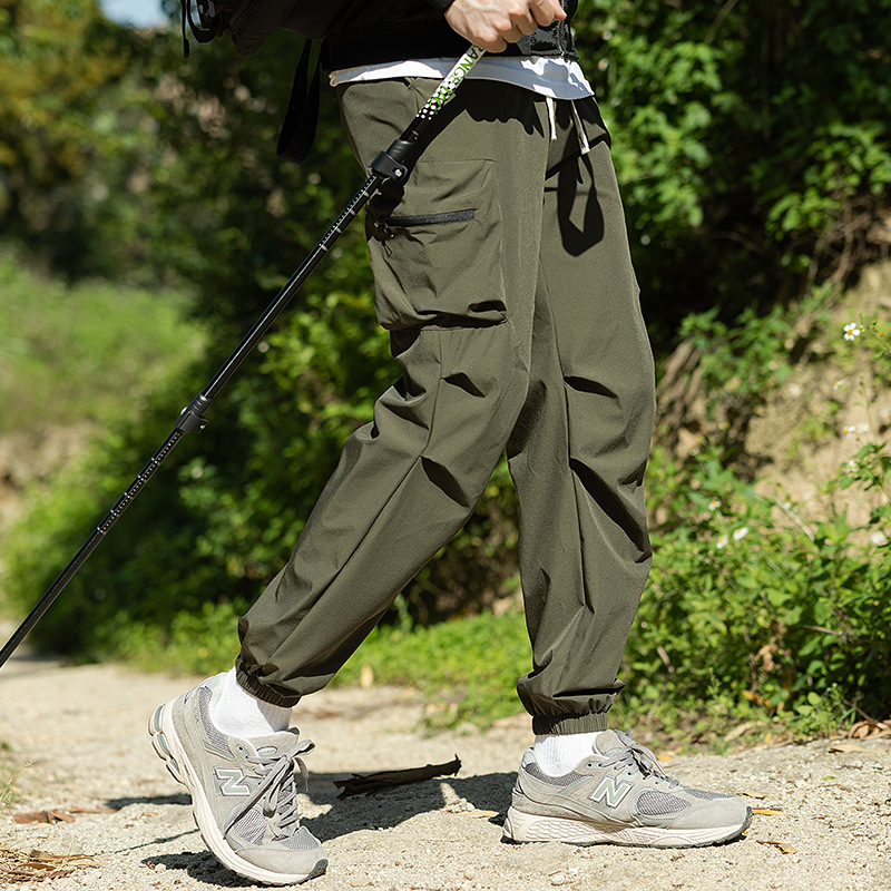 Paratroopers American-style Tooling Pants Men's Summer Trendy Brand Functional Outdoor Wear-resistant Breathable Multi-bag Leg Pants Men's Casual Pants