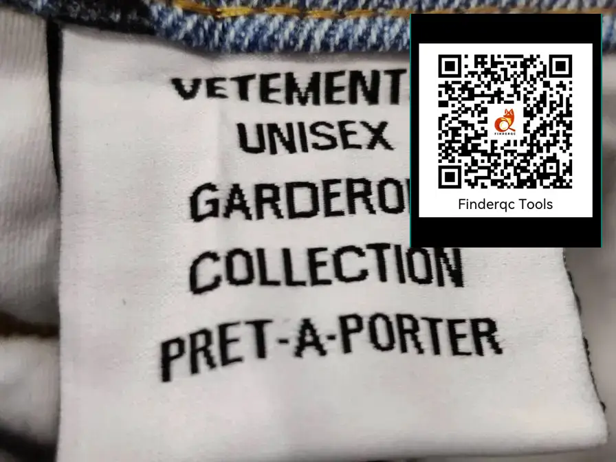 (Exclusive for Top Men) Vtm Rare Three-In-One Full Print Print Heavy weight Opm Style Mop Denim pants