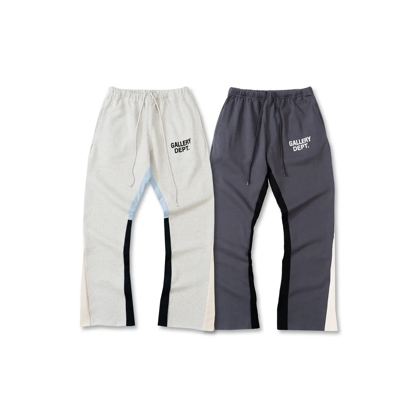 Sogd Gallery Dept 22Ss Micro-Flared Printed Stitching Drawstring Sweatpants Vibe Style Niche Ins
