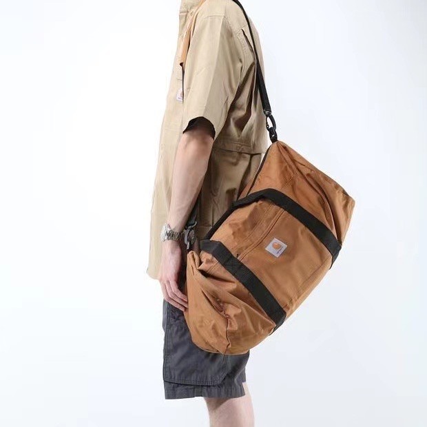 Carhart Travel Bag 2025 New Trendy Brand Shoulder Fitness Bag Street Trendy Hip-Hop Handbag for Men and Women Foto QC de 1688 na Qualit.ly