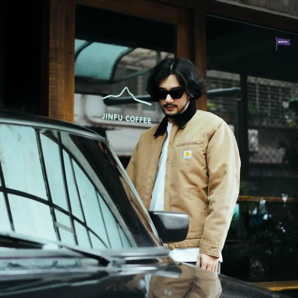 In Stock Carhartt Wip Og Detroit Carhartt Heavy weight Washed Detroit jacket 027358