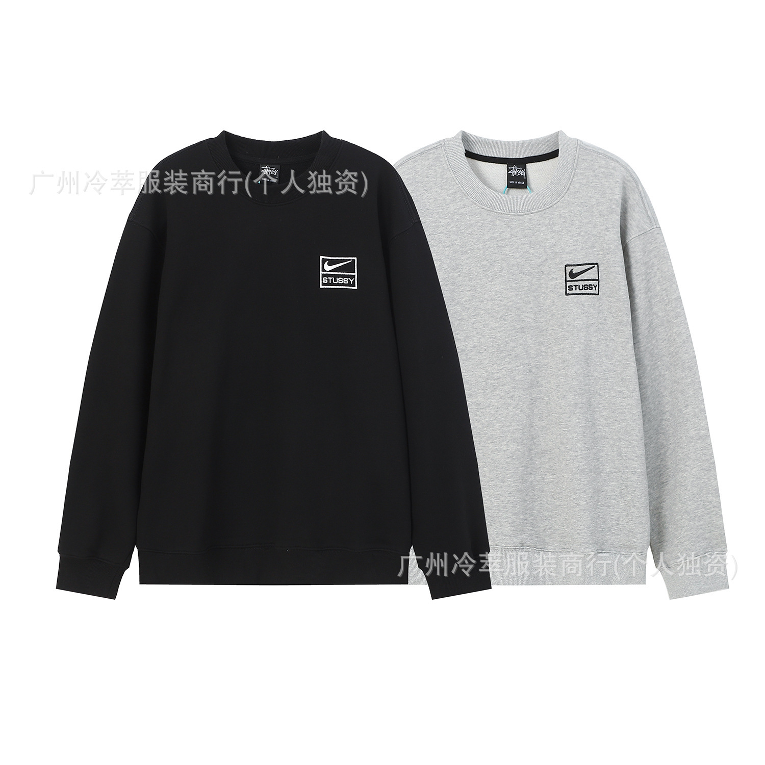 24 In-Stock Cross-Border European and American Foreign Trade S Letter Collaboration Series Embroidered Loose Simple Terry Set Dropshipping QC-foto från 1688 på Qualit.ly