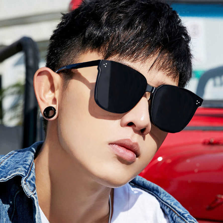 European and American Punk Letter Retro Sunglasses New Cat Eye Trend Street Photography Hip-Hop Style Cross-Border Catwalk Sunglasses
