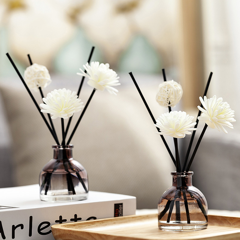 Fire-Free aromatherapy essential oil household indoor toilet deodorant aromatherapy bottle dried flower air freshener bedroom lasting fragrance