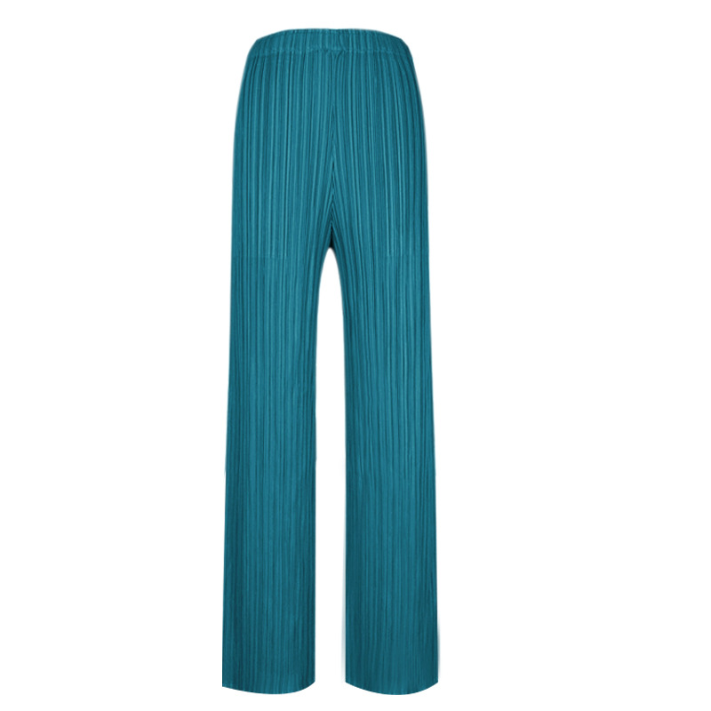 2026 Miyake Classic Casual Versatile Pants for Women, Loose and Comfortable Straight-Leg Pants, Casual Long Pants, Fashionable in 9 Colors