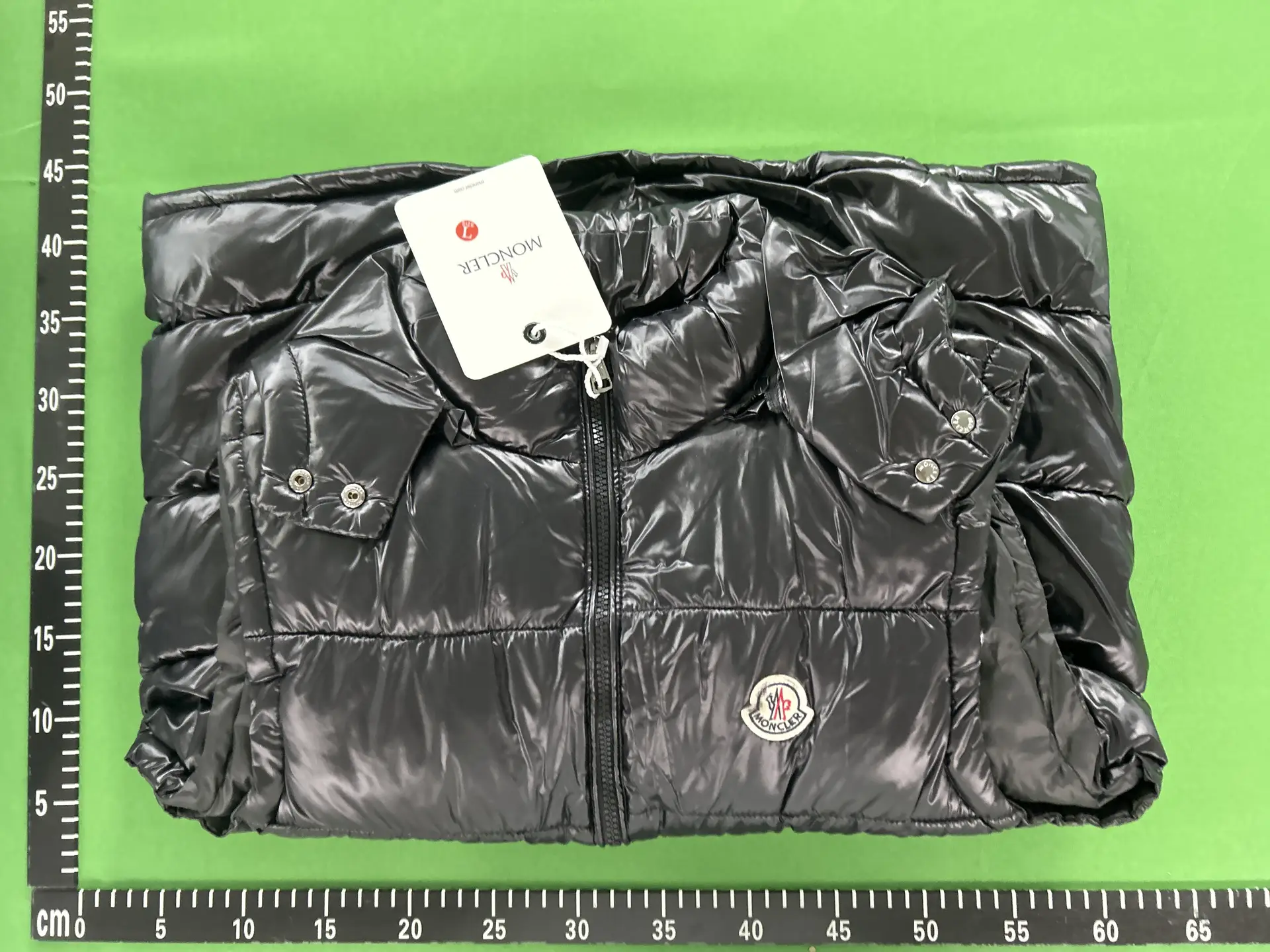 Moncler Shiny Black Puffer Jacket