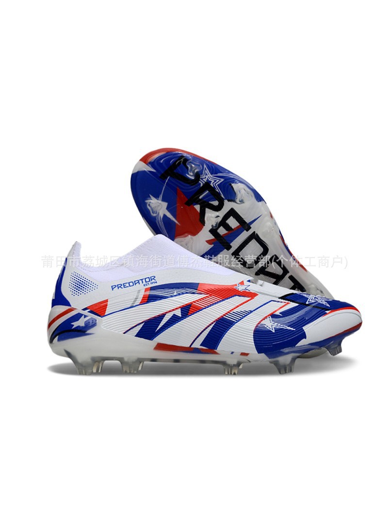 Factory Wholesale Falcon 25Th Generation Fully Knitted Laceless Fg Football Shoes Predator Accuracy Boots