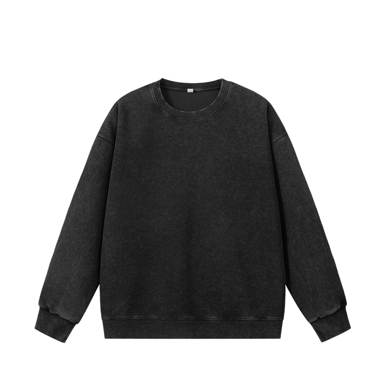 American-Style Men's Sweatshirt 2026 New Trendy Brand Washed Vintage Loose Long-Sleeve Top Spring Style Couple's Aliexpress Jacket