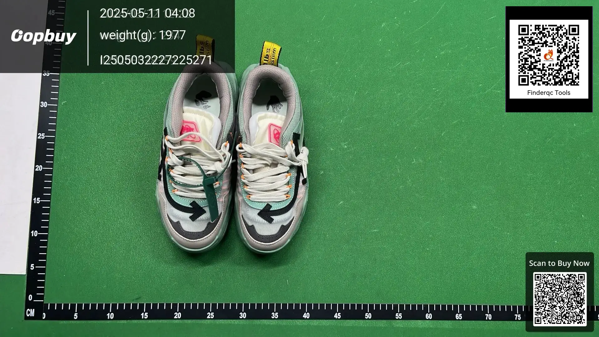2024OW spring and summer catwalk sneaker large arrow mesh cloth double leather lovers casual shoes