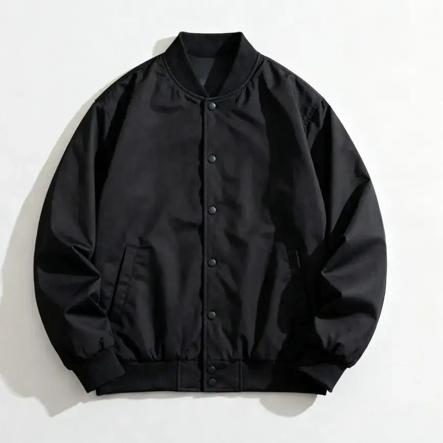 Left Embroidered Arrowhead Design, Black Leather Embroidered with White Buttons, Red Jacket 11112613