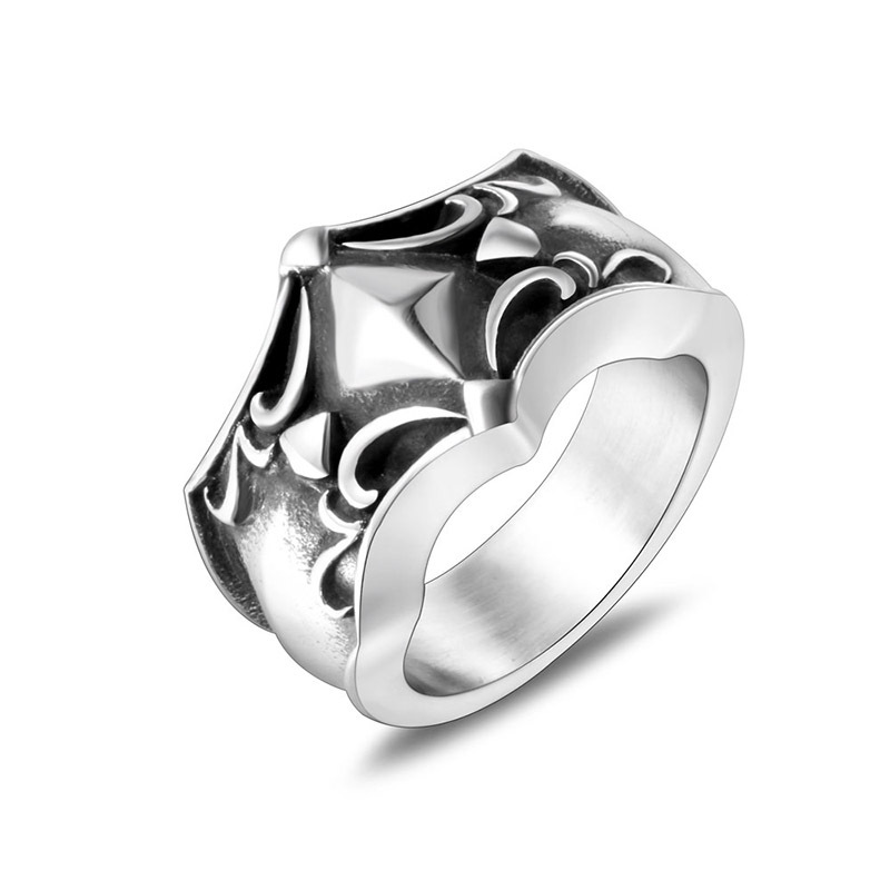 Hand decoration wholesale generation titanium steel jewelry wholesale retro fashion ring men's ring ring SA644