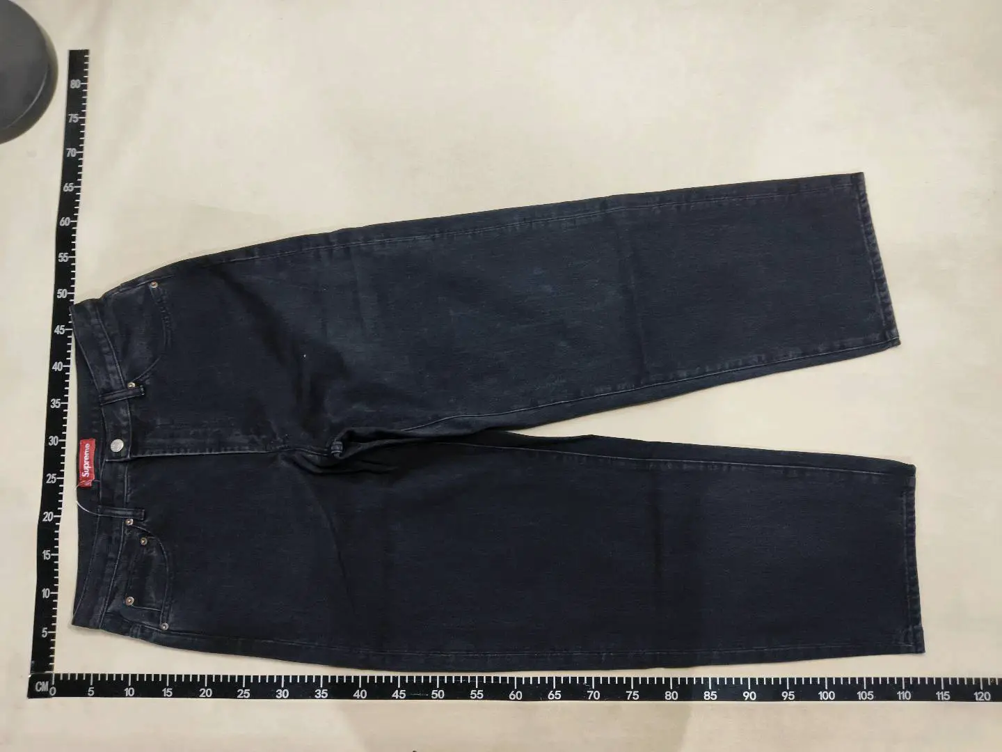 Supreme Washed Black Denim Jeans