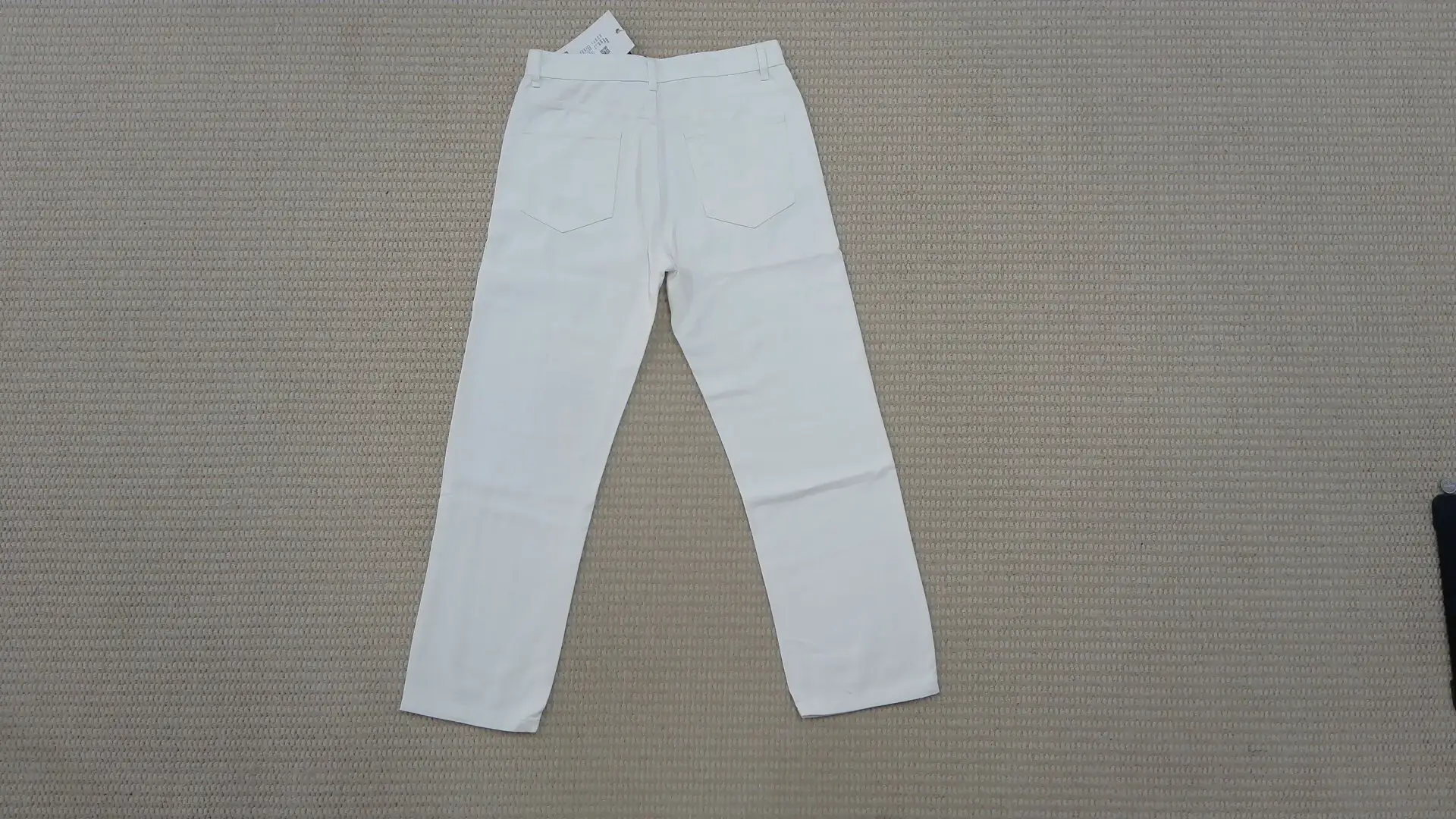 MTLCLOTHES men's white slim fit jeans