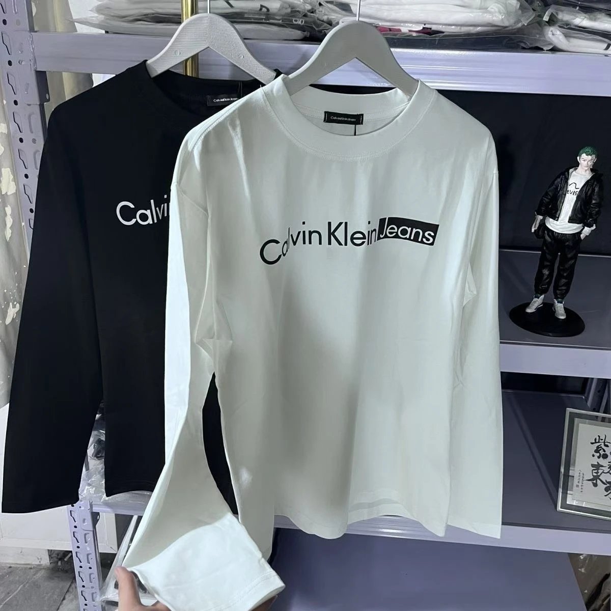 【现货秒发】ck自主长袖打底衫三标齐全重磅280g高g重工厂直发,现货秒发当天发走