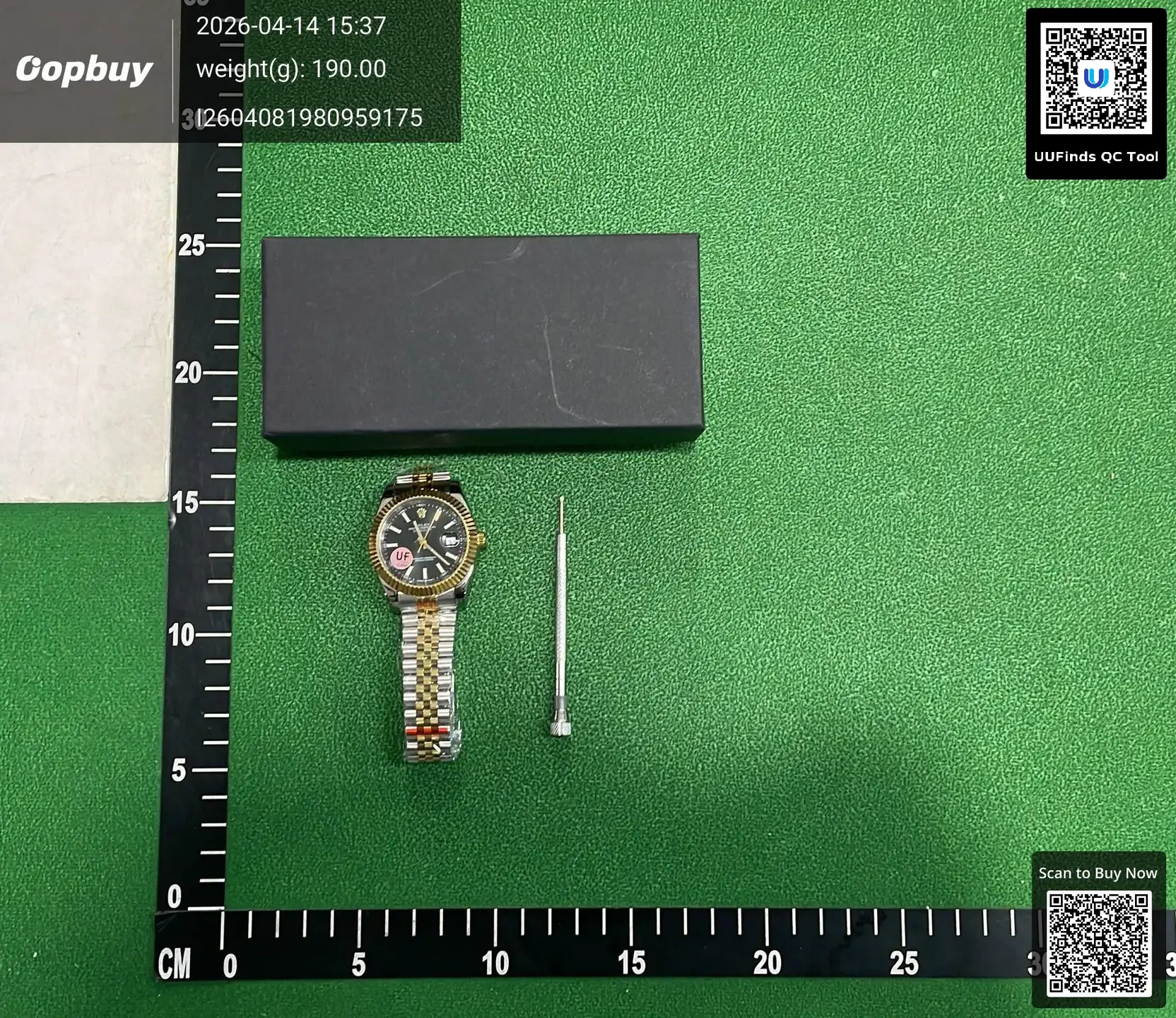 Rolex Datejust Two-Tone Black Dial