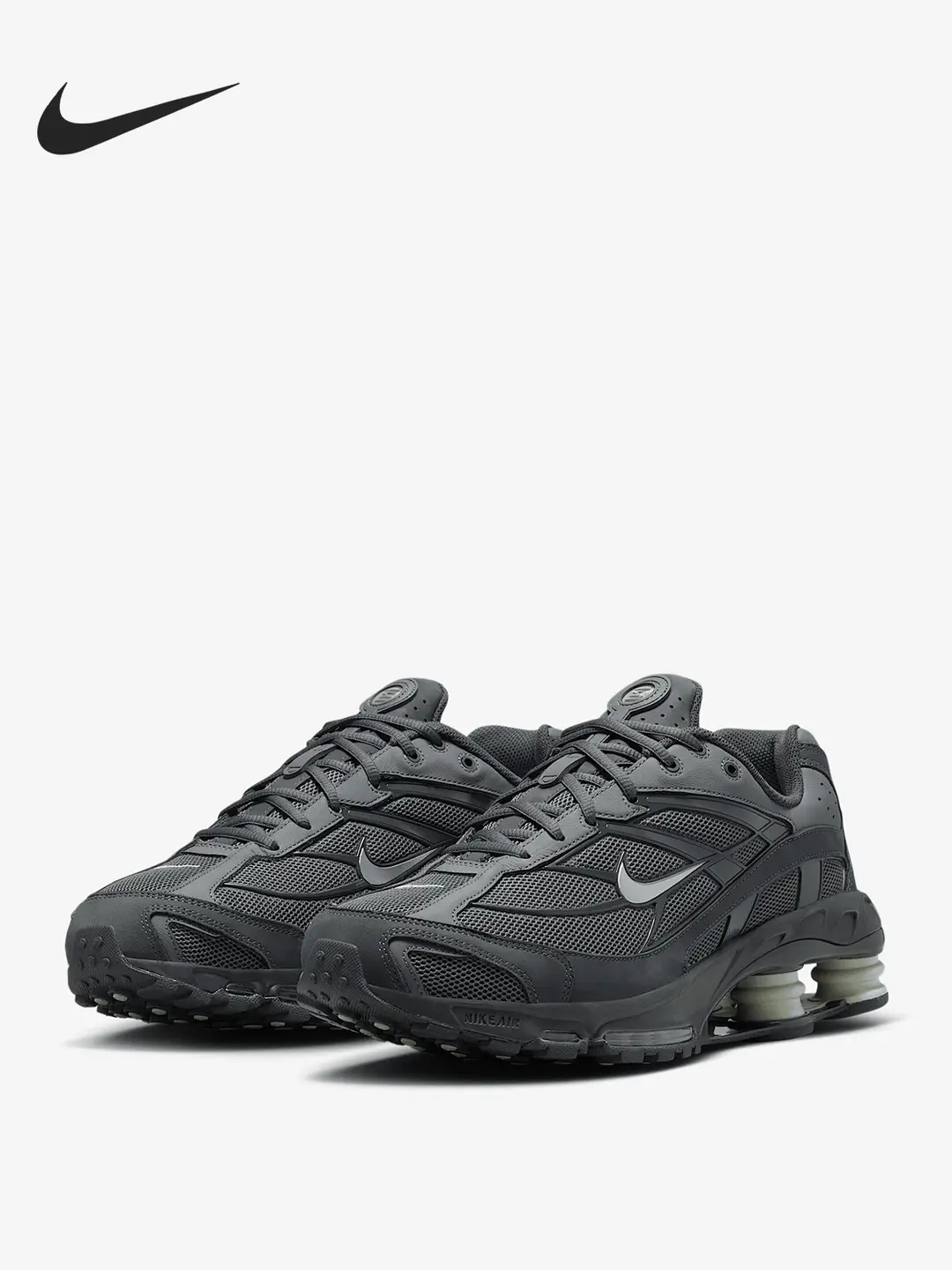 Nike Official Genuine Shox Ride 2 Men's and Women's Air Cushion Cushioning Wear-Resistant Running Shoes Hv2540-001