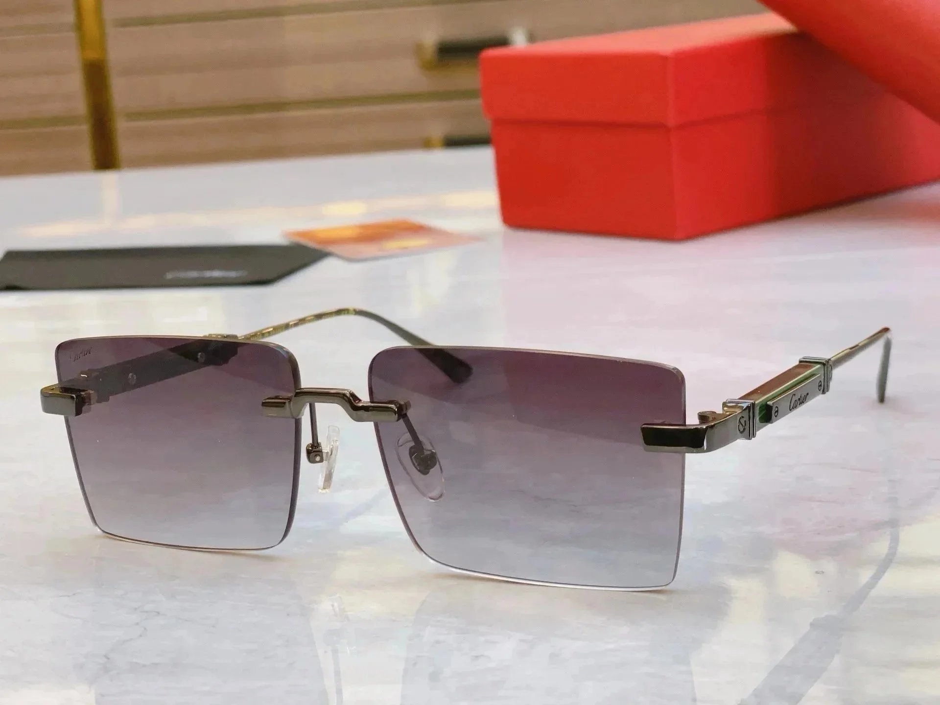 Cartier Rimless Sunglasses