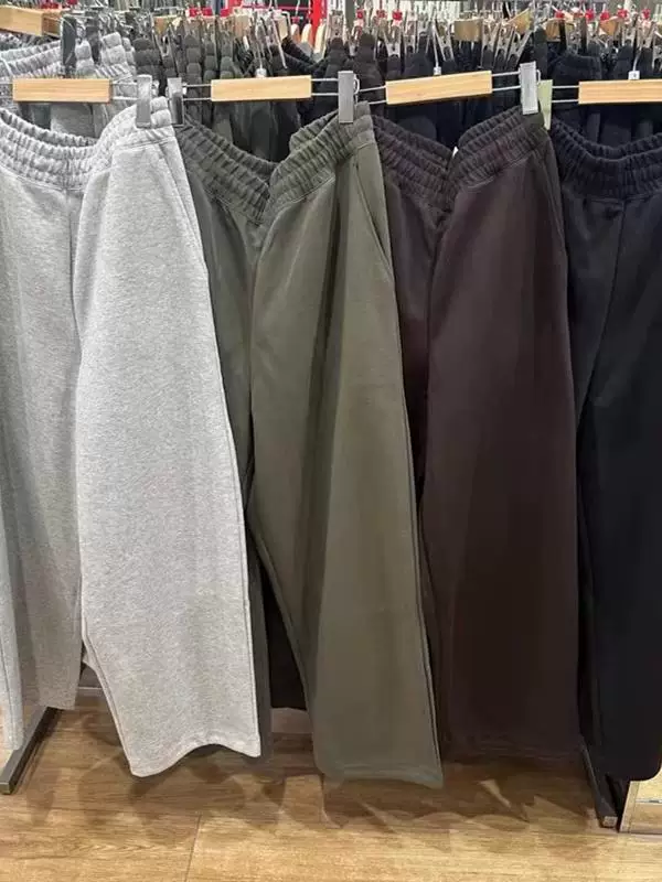 Japanese Collaboration Style/Unisex Loose-Fit Sports Pants/Casual Pants with Drawstring Cuffs/Sweatpants 471809 Foto QC de TAOBAO na Qualit.ly