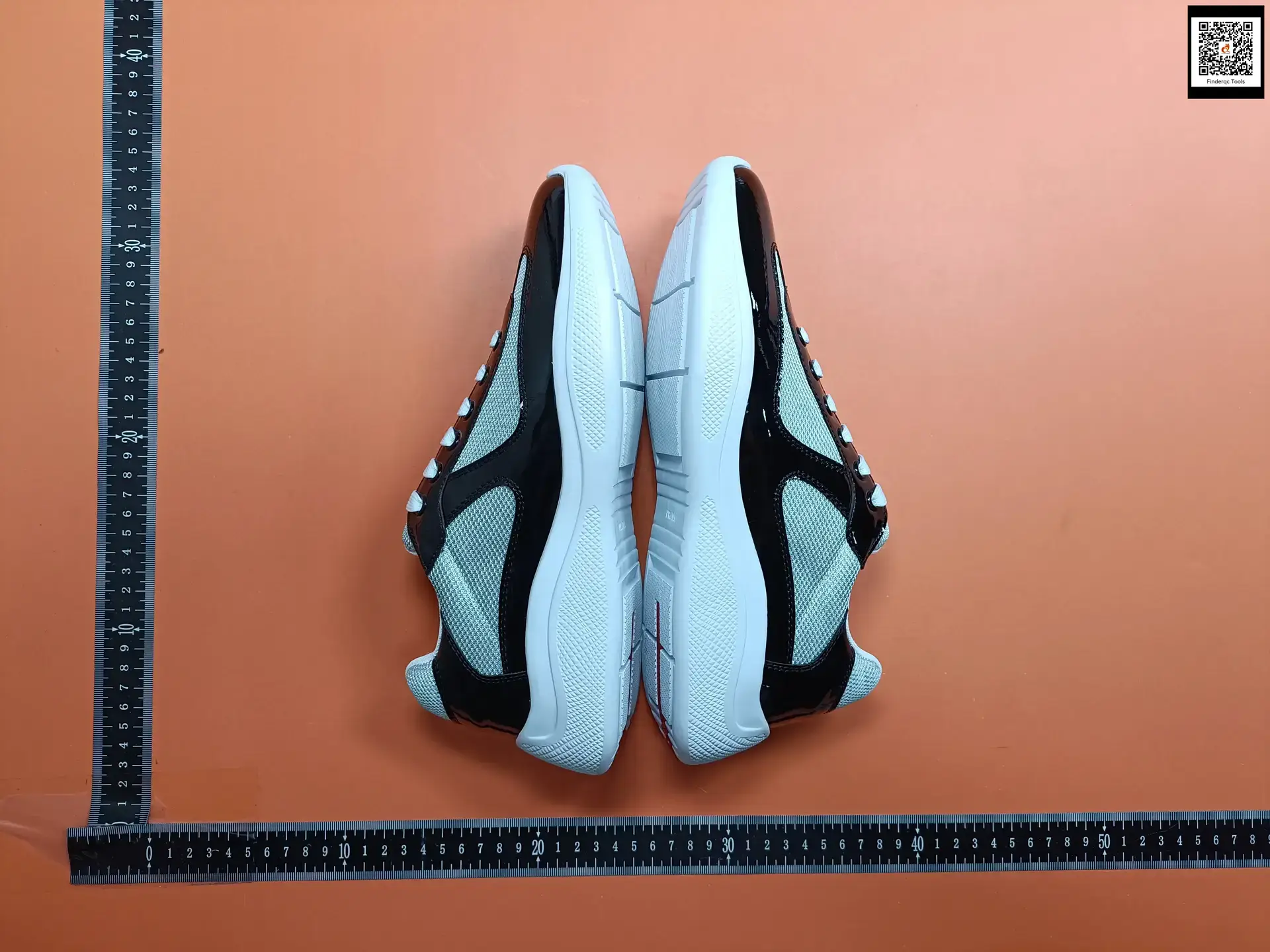 Prada America's Cup sneakers men's black white