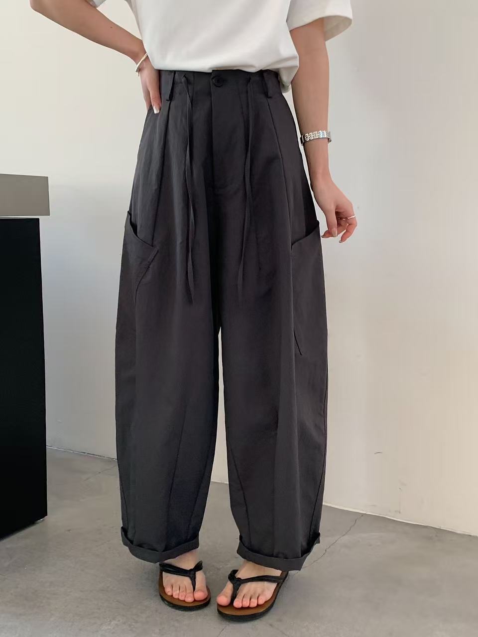 2026 Spring Casual Pants for Women, Loose Casual Korean Style Work Pants, New Loose Casual Korean Style Pants, Fashionable