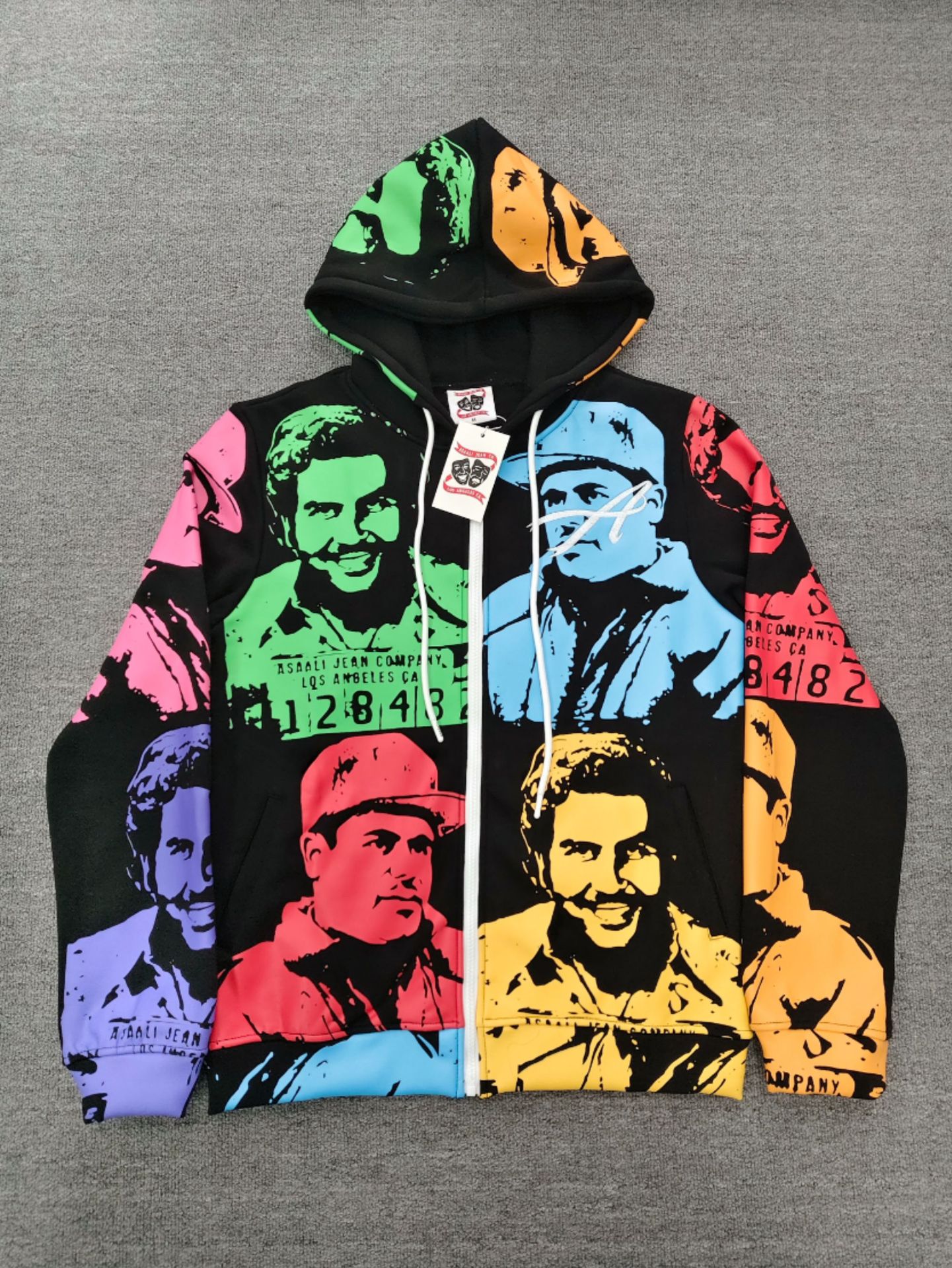 Asaali & Aloc Collaboration Hoodie and Sweatpants High Street Fashion Hoodie Asaali Men's Hoodie