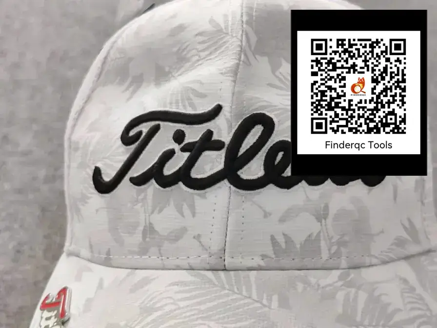 Titleist Golf Hat White Floral Pattern