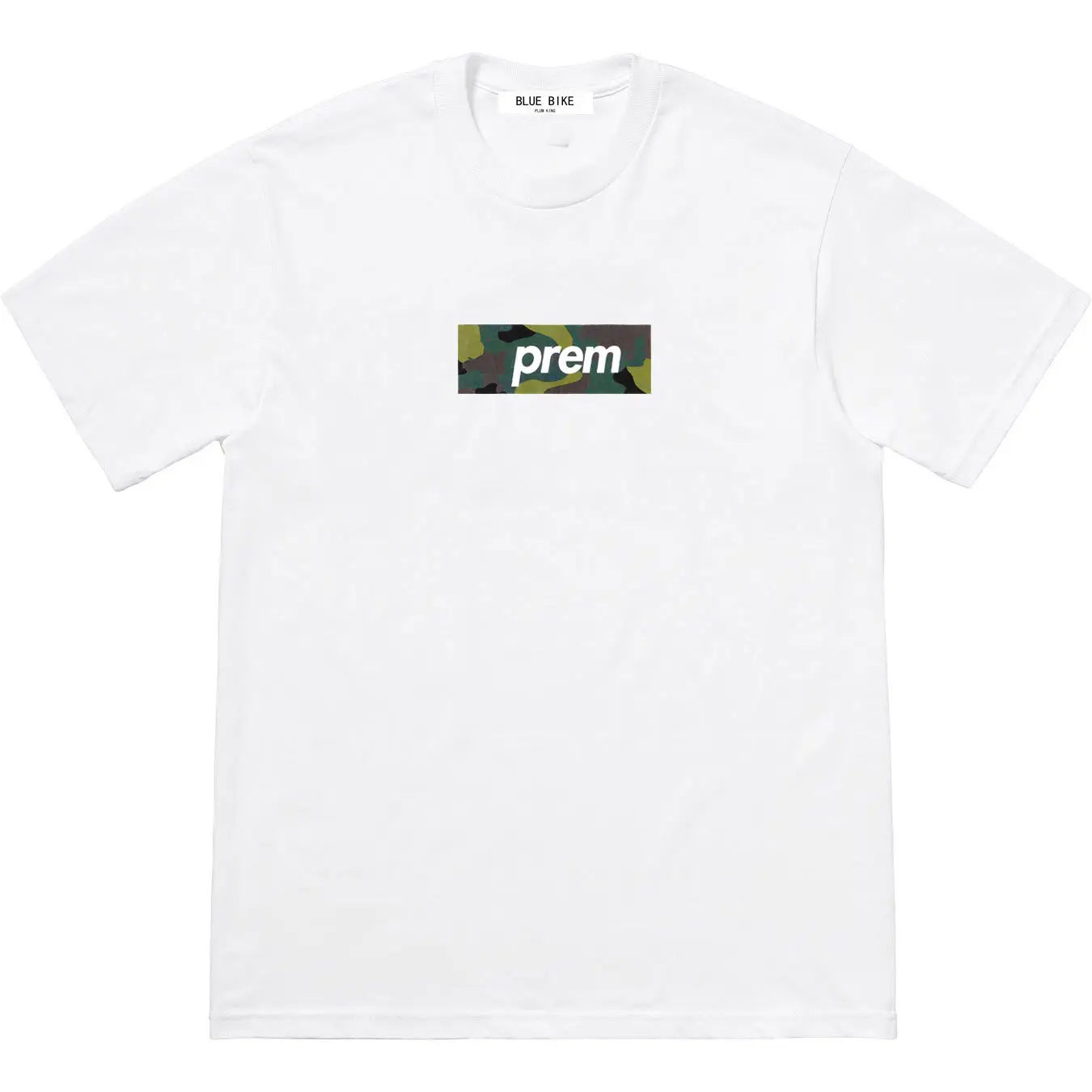 23FW BOX LOGO TEE camouflage printing classic BOGO round neck short sleeve T shirt men and women models couple models tide