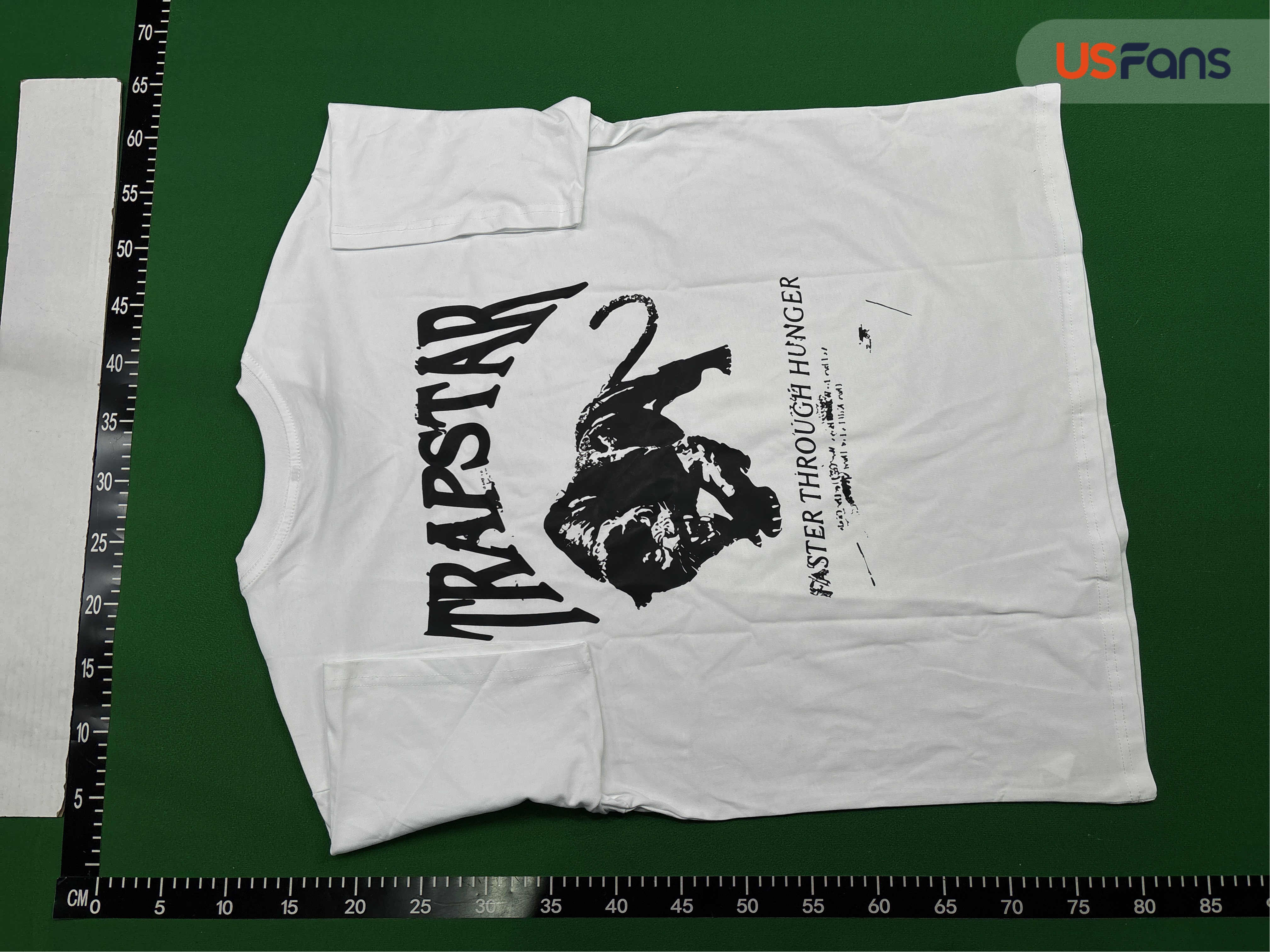 Cross-Border Trapstar American Fashion Summer New Loose Casual Ins Street Male and Female Students Trendy Pure Cotton Short-Sleeved T-Shirt — QC-foto 3