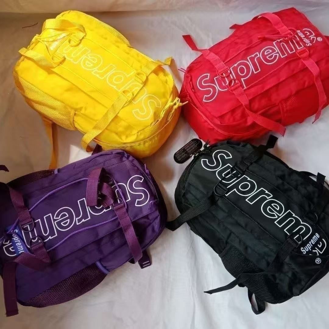 26Ss Cross-Border Trendy Brand Casual Canvas Outdoor Canvas Waist Bag Hip Shoulder Bag Backpack Trendy Brand Backpack Collection QC-foto från 1688 på Qualit.ly