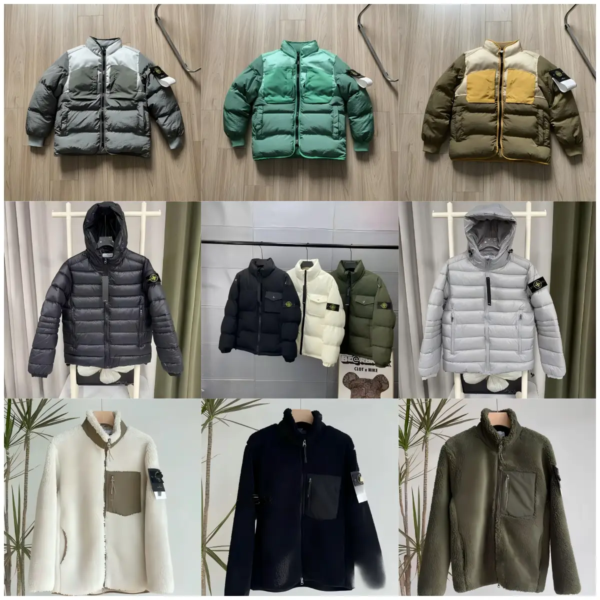 03-小岛棉衣外套立领男秋冬加厚面包服冬季款