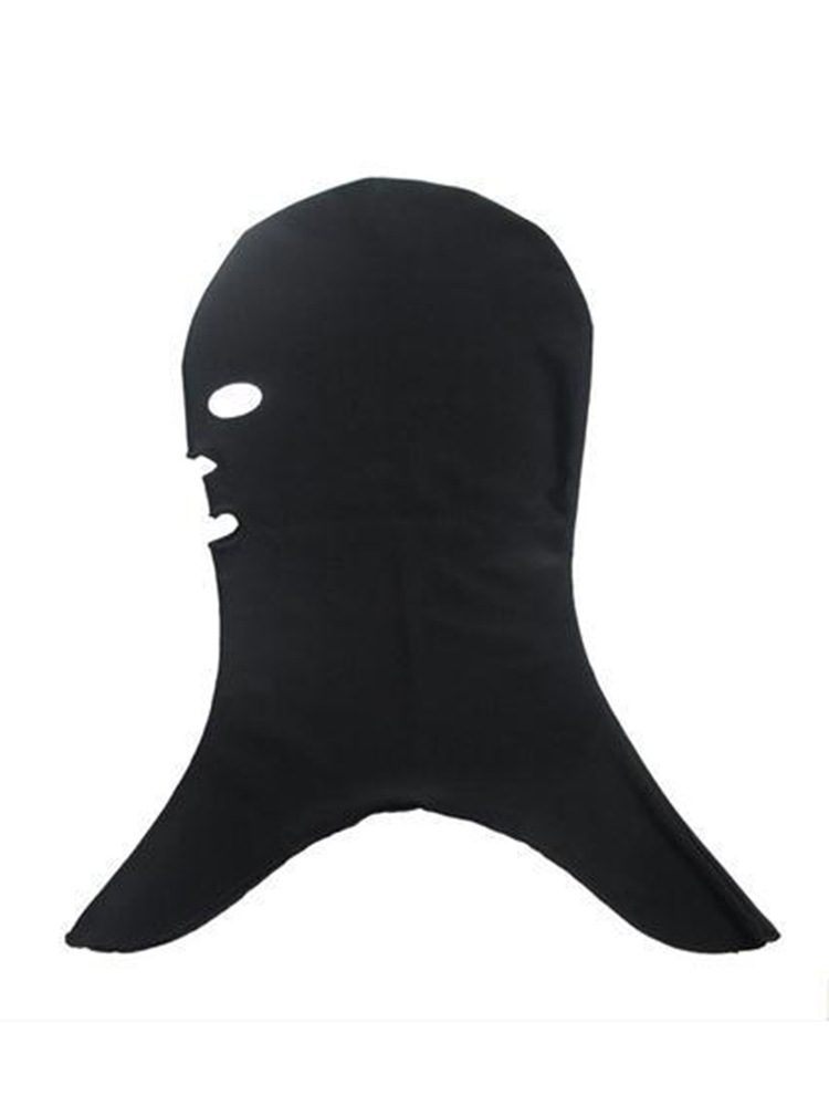 Summer Outdoor Swimming and Diving Hood for Men and Women, Ice Silk Quick-Drying Elastic Printing, Sun Protection Facekini Full Face Style