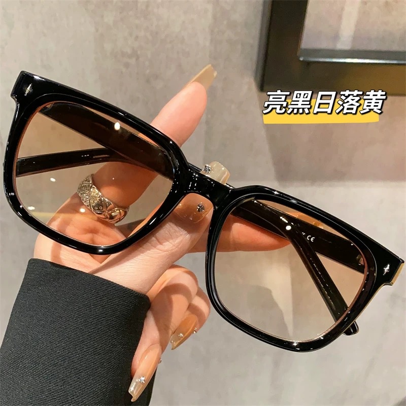Sunset Color Sunglasses for Men and Women 2025 New High-End Sunglasses Can Be Equipped with Myopia with Prescription 81070