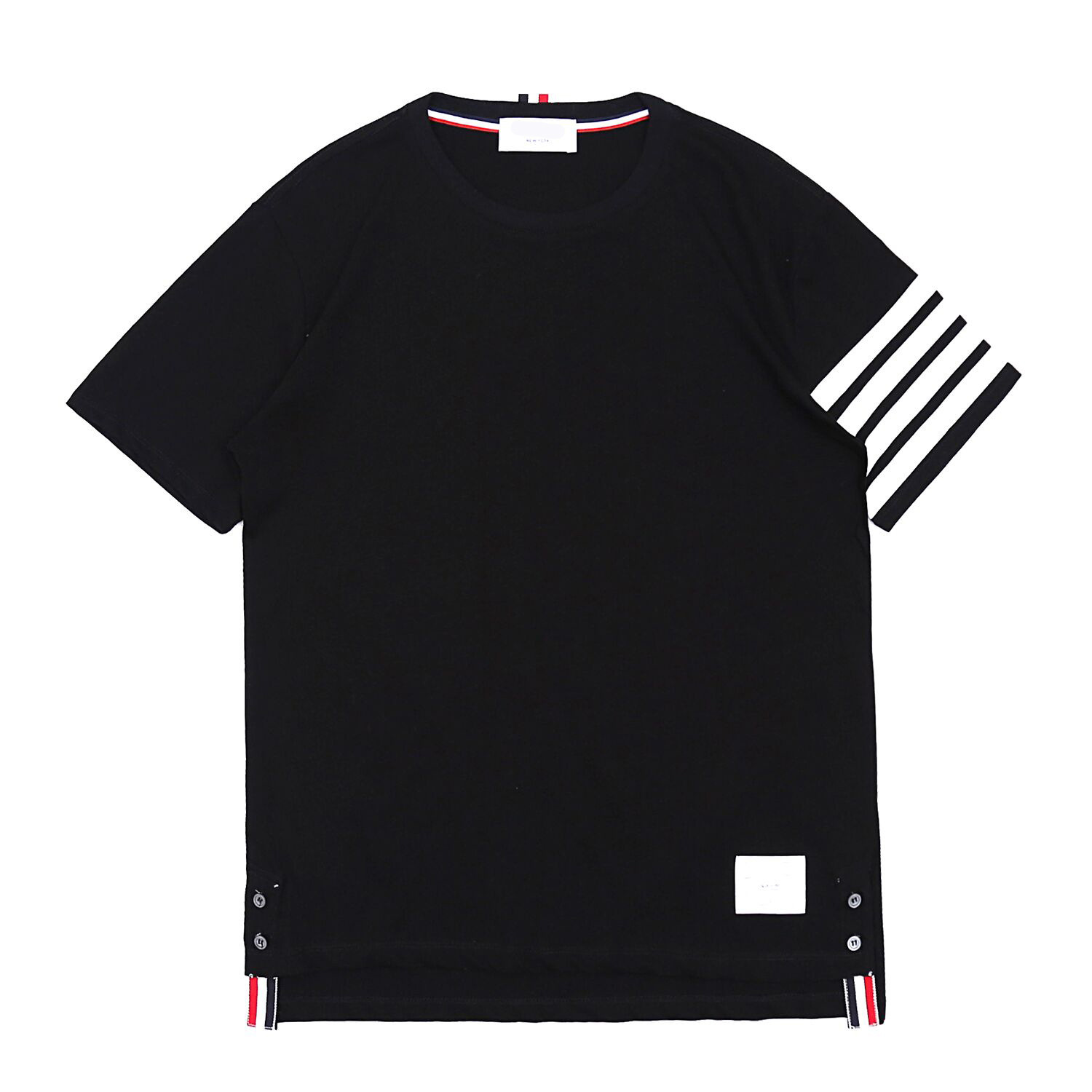 2026 Cross-Border Summer British Style Tb Half-Sleeve Unisex Four-Stripe Tb Short-Sleeve T-Shirt Class Uniform Trendy T-Shirt