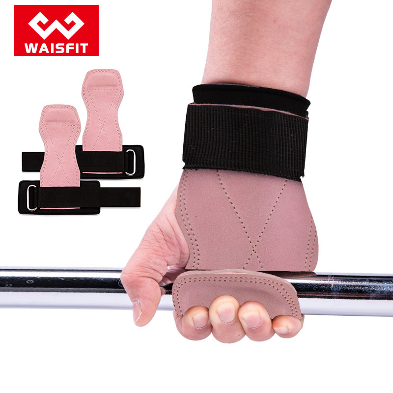 Cowhide Palm Protectors for Deadlifts, Resistance Bands, Fitness Gloves, Pull-Up Equipment, Training Wrist Grip Straps, Auxiliary Palm Protectors
