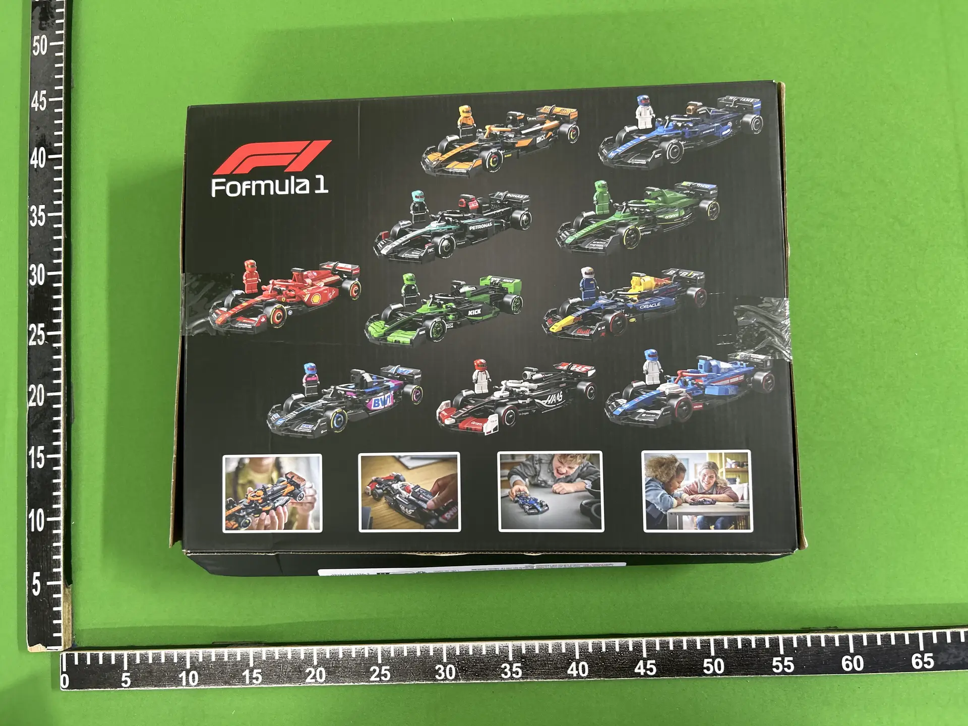 Compatible with Lego F1Speed Formula F1 Racing Car 10-Piece Set Ferrari Red Bull Mercedes-Benz Team Building Block Toys