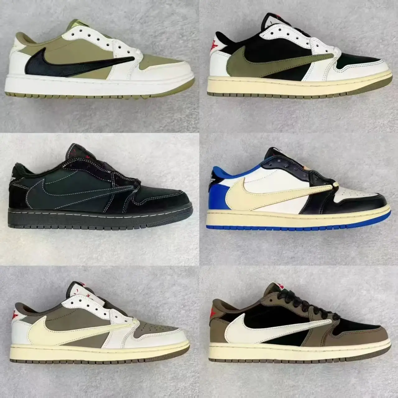 【KZ神版手慢无】 AJ1 TS联名低帮倒钩系列 市场中端王者 这个价位无可匹敌