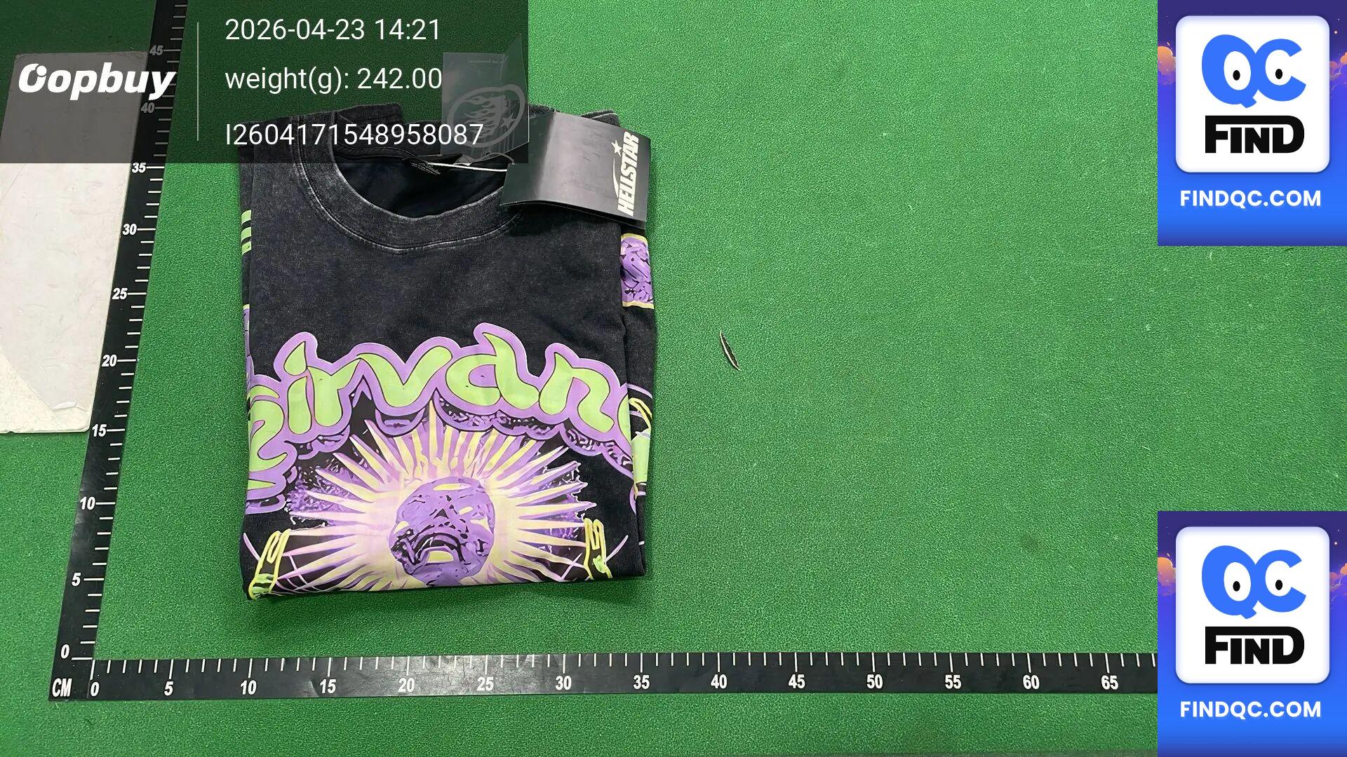 European and American Hell High Street Trendy Brand Short-Sleeved Men's and Women's Loose Retro Hell Star Printed T-Shirt Tee — photo QC 3