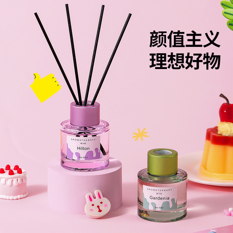 New Flower and Fruit Fragrance Household Lasting Fragrance Dopamine Style Bedroom Air Refreshener Car Odor Removal Ornaments