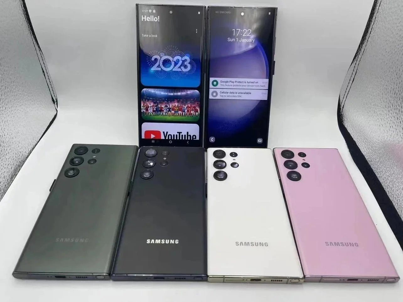 Better quality s25ultra. Valid serial No. original box a fake box free phone c*se.