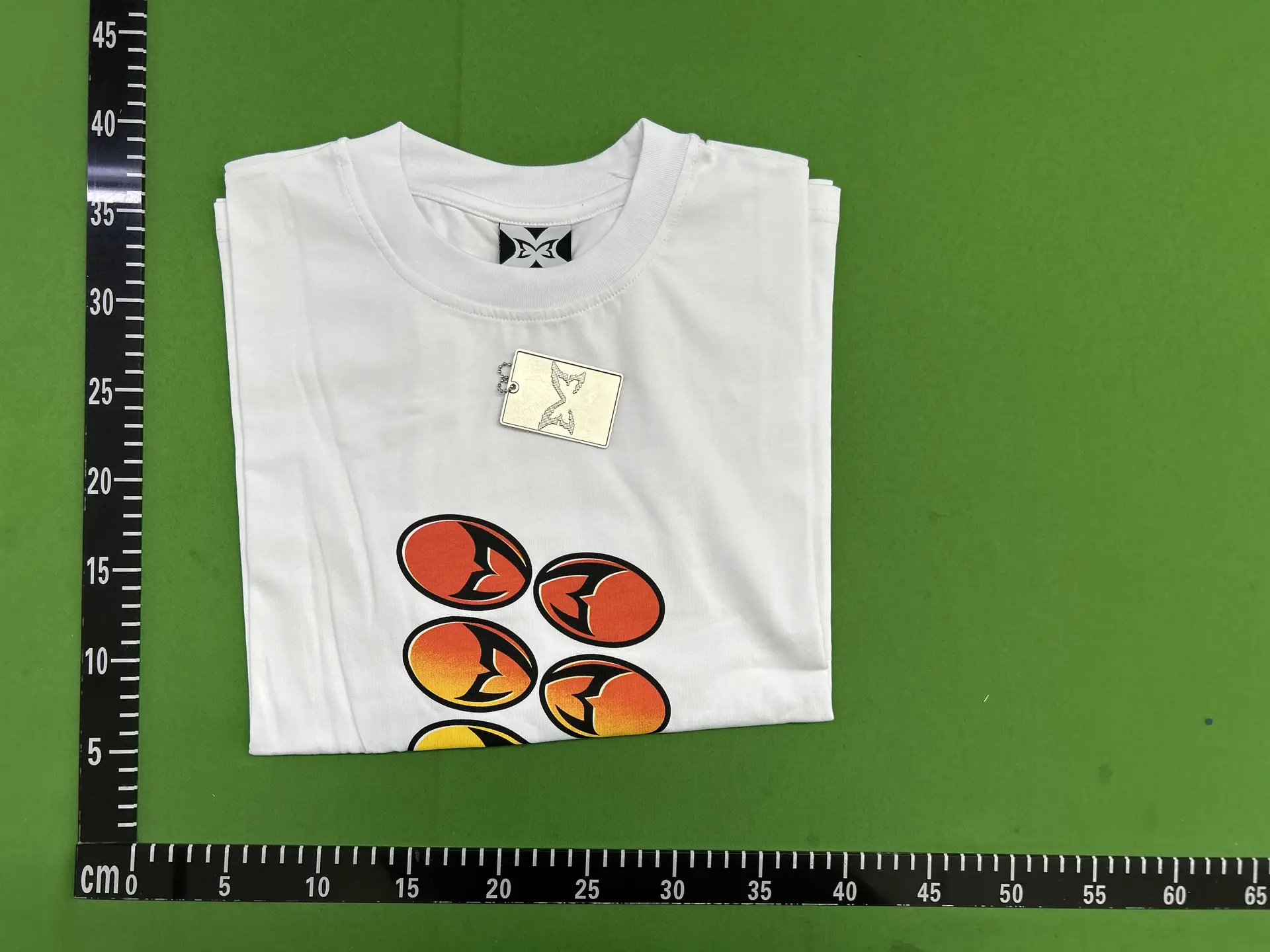 Gradient logo short sleeved shirt
