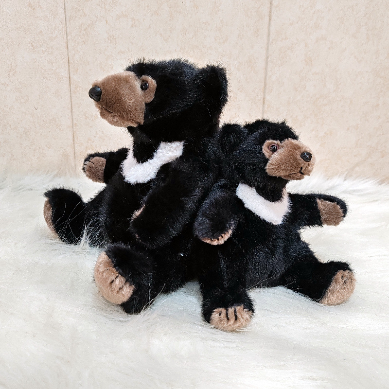 High-value simulation bear doll plush toy panda doll bear doll children's sleeping pillow wholesale