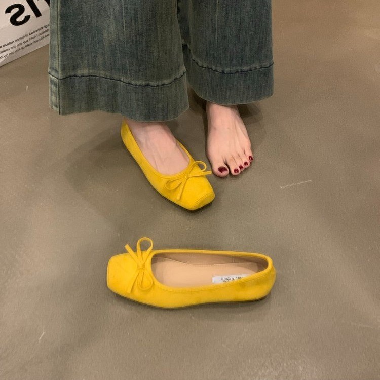 French-Style Hidden Heel Shallow Mouth Single Shoes for Women, 2026 New Spring/Summer Mary Jane Slip-On Ballet Shoes, Loafers