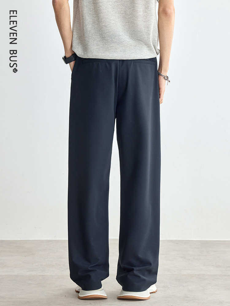 2026 Spring/Summer New Commuter Japanese Style Draped Wide-Leg Straight-Leg Suit Pants Loose Wide-Leg Versatile Casual Pants for Men