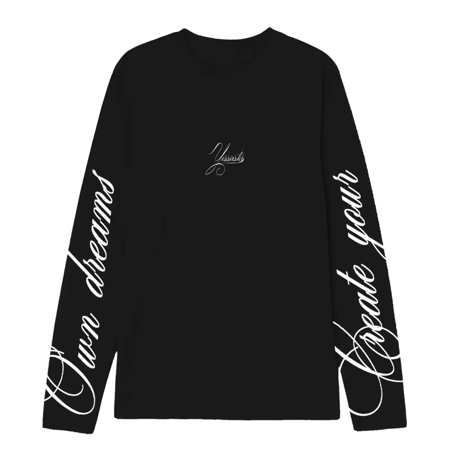 European and American Export Winter Trendy Brand New American Letter Printed Long-Sleeved T-Shirts for Men and Women Loose Casual Tops T-Shirts