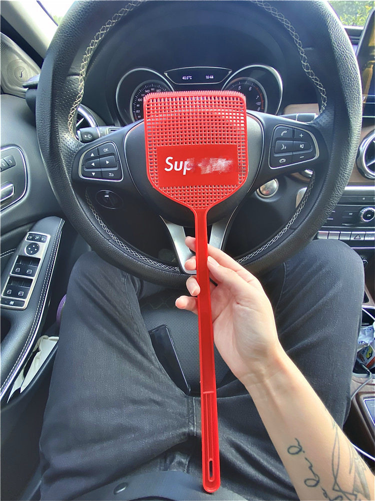 Sup Red Fly Swatter Daily Plastic Furniture Daily Mosquito Swatter Durable Fly Swatter QC-foto van TAOBAO op Qualit.ly