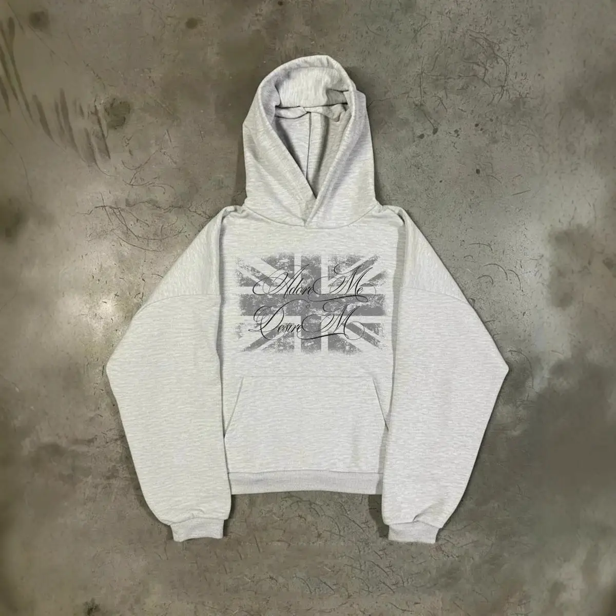 DIY American Street Fashion Style Outfit Autumn and Winter New Skull Print Loose Casual Hooded Sweatshirt Y2K